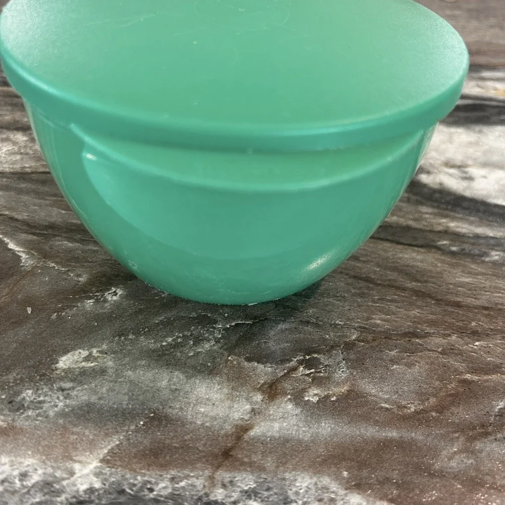 Tupperware Hanging Little Dippers Oval Container 4626A-5 Vintage Green‎ BxPP